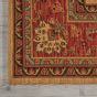 Living Treasure Traditional Bordered Rugs by Nourison LI04 in Ivory Red