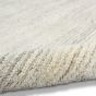 Calvin Klein Agadir Stripe Designer Wool Rugs CK930 in Silver