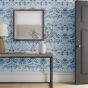 Simply Strawberry Thief wallpaper 217058 by Morris & Co in Woad Blue