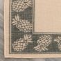 Outdoor Pineapple Rugs in Charcoal by Rugstyle