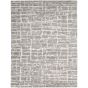 Luna Abstract Rugs LUN02 by Nourison in Grey Silver