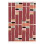 Stack Wool Rugs in Red 48500 by Brink and Campman