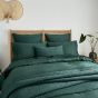 Plain Dye Cotton Bedding by Ted Baker in Forest Green