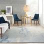 SHA21 Silk Shadows Abstract Rugs by Nourison in Blue Sky