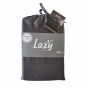 Lazy Linen Bedding Plain Charcoal Grey Duvet Cover and Pillowcase