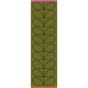 Giant Linear Stem Border outdoor Runner Rugs 460607 in Seagrass by Orla Kiely