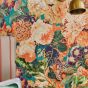 Very Rose And Peony Wallpaper 217027 by Sanderson in Kingfisher Rowan Berry