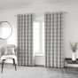Harriet Check Curtains by Helena Springfield in Blush Grey