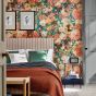 Very Rose And Peony Wallpaper 217027 by Sanderson in Kingfisher Rowan Berry