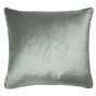 Nigella Velvet Cushion by Laura Ashley in Grey Green