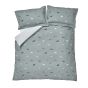 Fetch Dog Bedding and Pillowcase By Sophie Allport in Sage Green