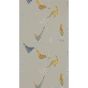 Passaro Bird Wallpaper 111925 by Scion in Cinnamon Slate Grey