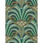 Conway Wallpaper 312745 by Zoffany in Poison Green