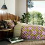 Flower Tile Cotton Bedding by Orla Kiely in Lupin Purple