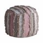 Somme Pouffe Footstool in Blush Pink by Luxe Tapi