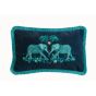 Zambezi Spotted Elephant Cushion By Emma J Shipley in Teal Green