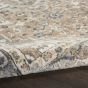 Quarry QUA05 Abstract Distressed Rugs  in Beige Grey by Nourison
