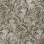 Pavone Wallpaper W0095 02 by Clarke and Clarke in Charcoal Gold