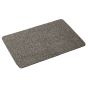 Washable Cotton-Rich Doormat in Granite Grey