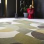 Decor Cosmo Geometric Rugs in Greens 095207 By Brink and Campman