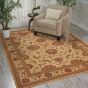Living Treasure Traditional Bordered Rugs by Nourison LI04 in Ivory