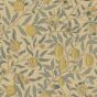 Fruit Wallpaper 103 by Morris & Co in Blue Gold Brown