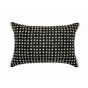 Sumi Spot Cushion by Morris & Co in Pearl & Charcoal Grey