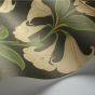 Angels Trumpet Wallpaper 117 3006 by Cole & Son in Charcoal Grey