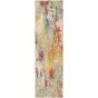 Celestial Modern Abstract Hallway Runner Rug CES12 IVMTC by Nourison