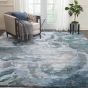 Prismatic Modern Abstract Rugs PRS14 in Grey Slate by Nourison
