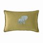 ZSL Elephant Cushion by Sophie Allport in Mustard Yellow