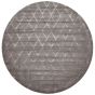 Nourison Twilight Circular Rugs TWI15 in Grey