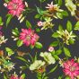 Pink Lotus Wallpaper W0132 03 by Wedgwood in Noir Black