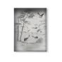 Animalia Printed Canvas 115024 by Laura Ashley in Steel Grey