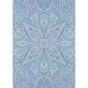 Grand Paisley 313018 Wallpaper Panel by Zoffany in Indigo Blue