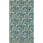 Seaweed Wallpaper 214714 by Morris & Co in Ink Woad Blue