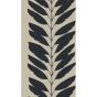 Malva Leaf Wallpaper 111308 by Scion in Liquorice Black