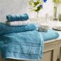 Coniston Cotton Towels By Designers Guild in Turquoise Blue