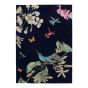 Hummingbird Wool Rugs 37818 by Wedgwood in Navy Blue