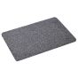 Washable Cotton-Rich Doormat in Grey