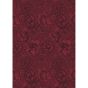 Poppy Wallpaper 216956 by Morris & Co in Claret Red