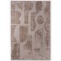 Mural Bold 121104 Wool Rugs in Cement by Brink and Campman