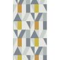 Nuevo Geometric Wallpaper 111832 by Scion in Dandelion Charcoal Brick