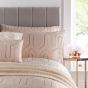 Phoebe Geometric Cotton Bedding By Tess Daly in Blush Pink