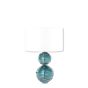 Alfie Crystal Glass Lamp by William Yeoward in Turquoise Blue