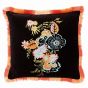 Retro Floral Cotton Cushion by Ted Baker in Multi