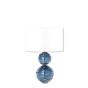 Alfie Crystal Glass Lamp by William Yeoward in Midnight Blue