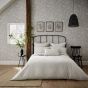 Pure Linen Cotton Plain Dye Bedding by Morris & Co in Silver Grey