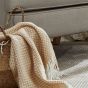 Arya Woven Throw by Laura Ashley in Beeswax