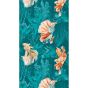 Halfmoon Wallpaper 112767 by Harlequin in Azurite Coral